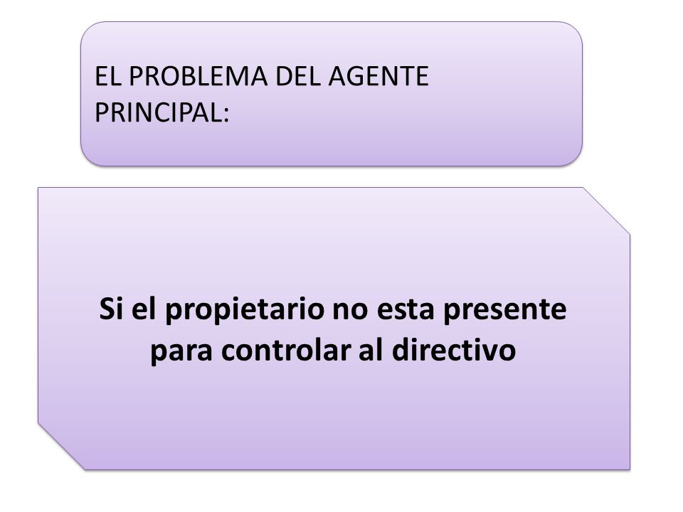 Si el propietario no esta presente para controlar al directivo