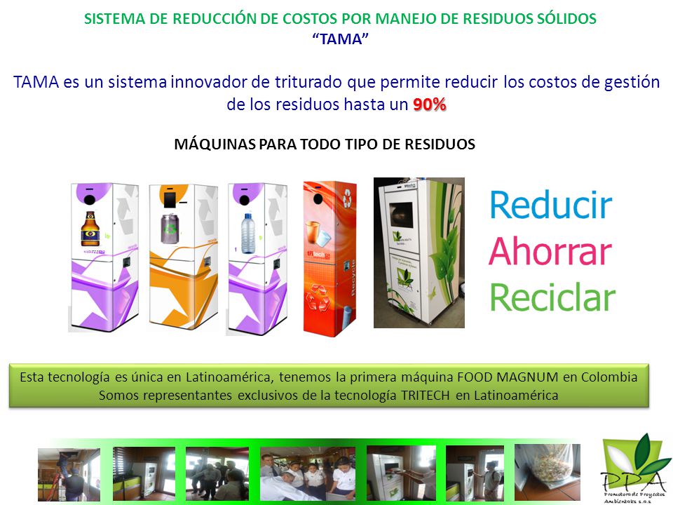 SISTEMA DE REDUCCIÓN DE COSTOS POR MANEJO DE RESIDUOS SÓLIDOS