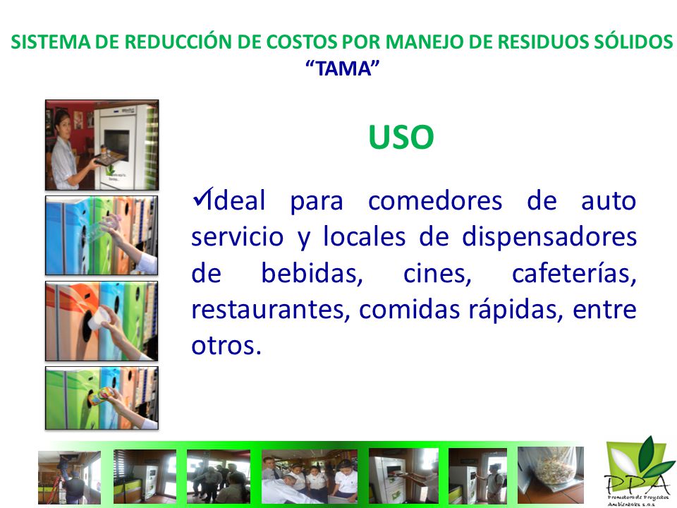 SISTEMA DE REDUCCIÓN DE COSTOS POR MANEJO DE RESIDUOS SÓLIDOS
