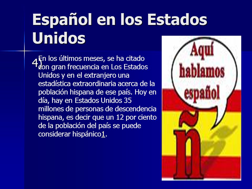 Español en los Estados Unidos