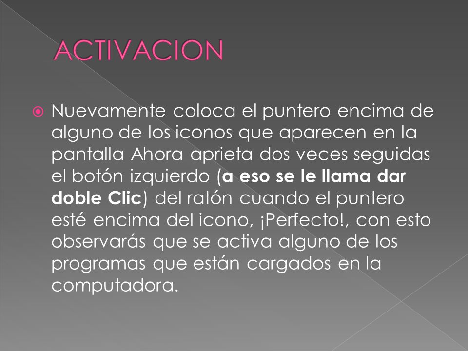 ACTIVACION