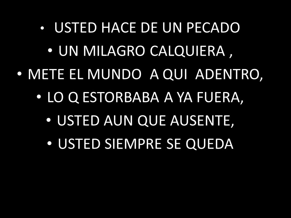 METE EL MUNDO A QUI ADENTRO, LO Q ESTORBABA A YA FUERA,
