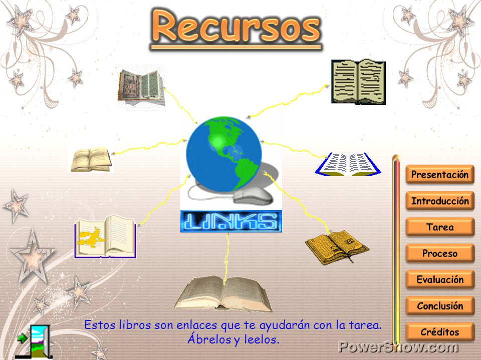 Estos libros son enlaces que te ayudarán con la tarea.