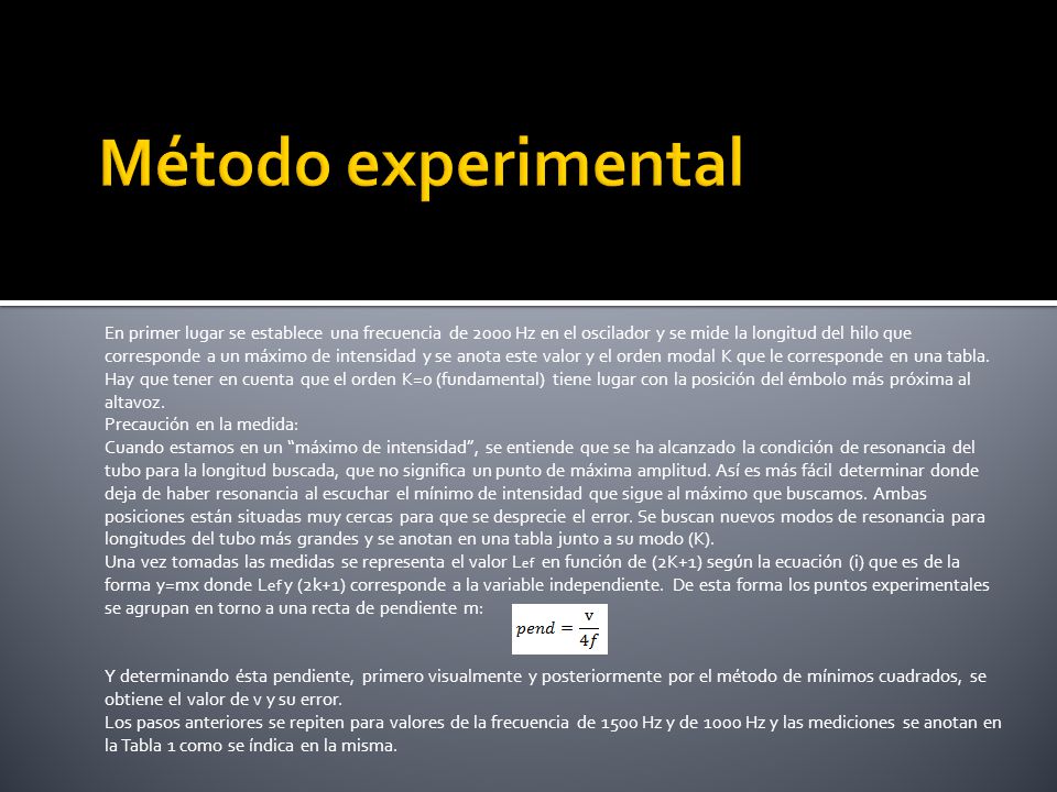 Método experimental