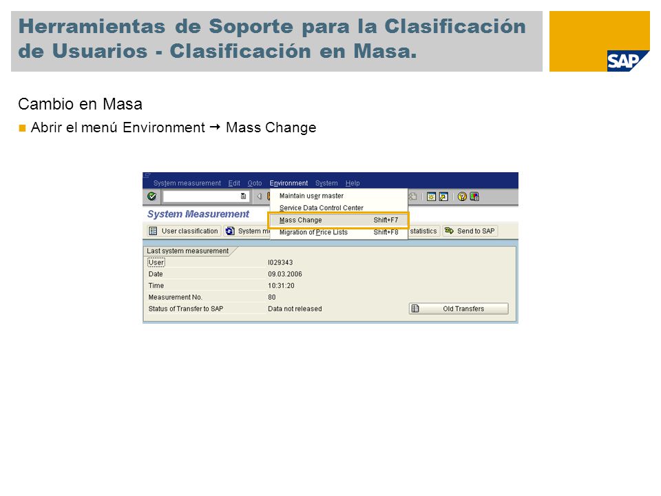 Herramientas de Soporte para la Clasificación de Usuarios - Clasificación en Masa.