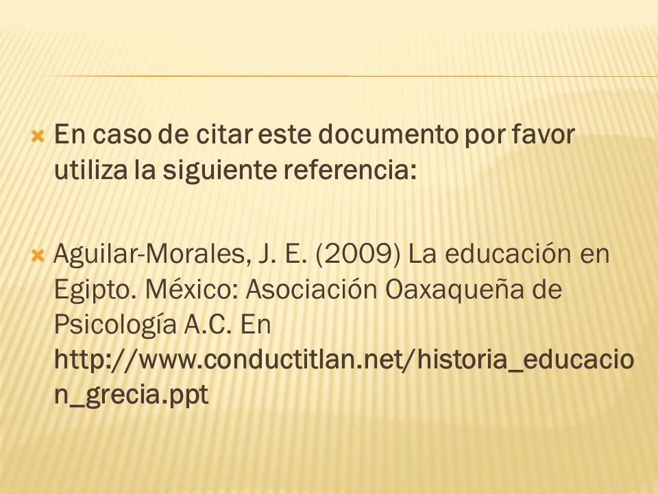 En caso de citar este documento por favor utiliza la siguiente referencia: