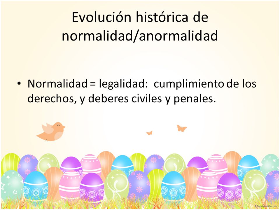 Evolución histórica de normalidad/anormalidad