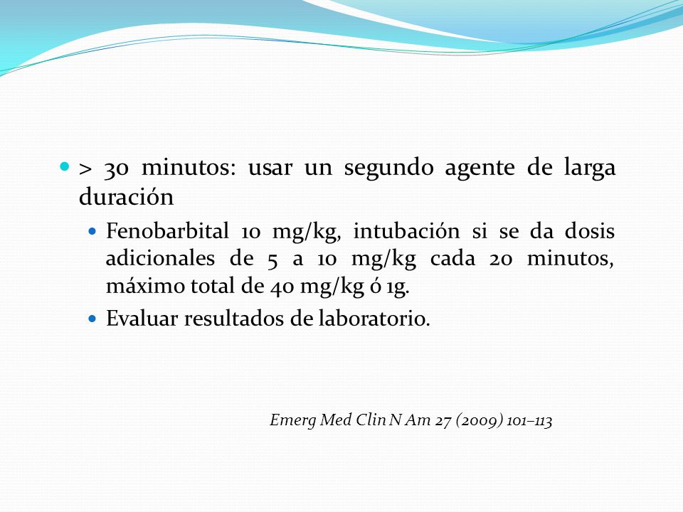 > 30 minutos: usar un segundo agente de larga duración