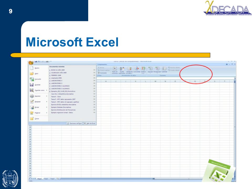 Microsoft Excel Título