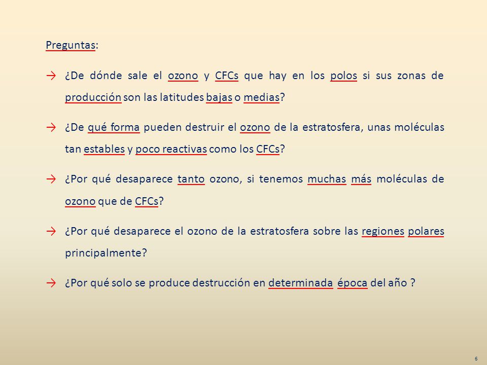 ¿Por qué solo se produce destrucción en determinada época del año