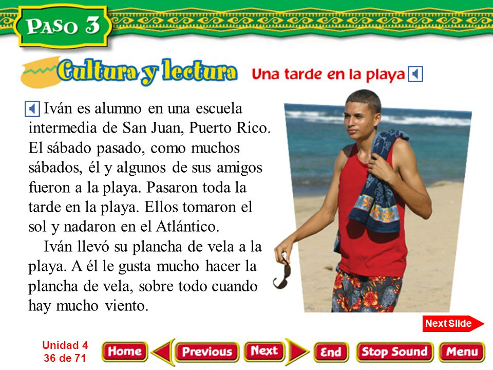 Iván es alumno en una escuela intermedia de San Juan, Puerto Rico.