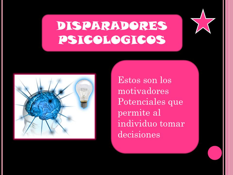 DISPARADORES PSICOLOGICOS
