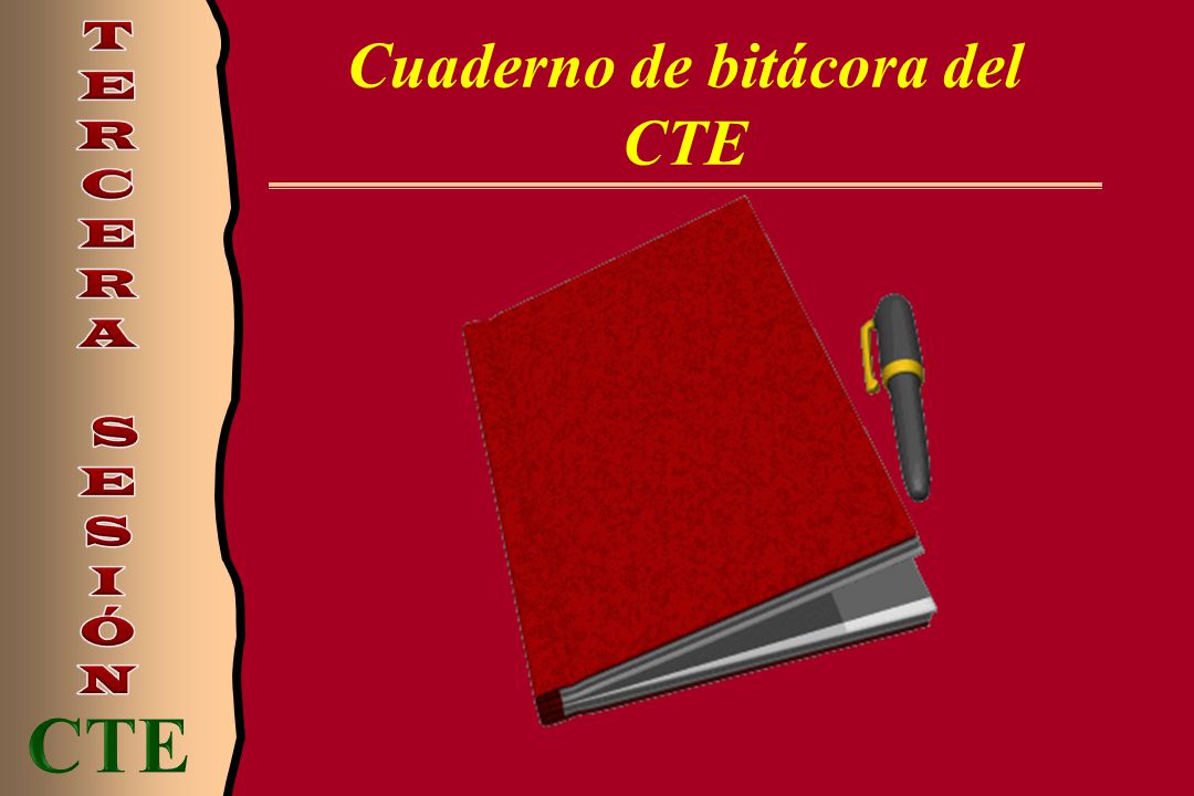 Cuaderno de bitácora del CTE