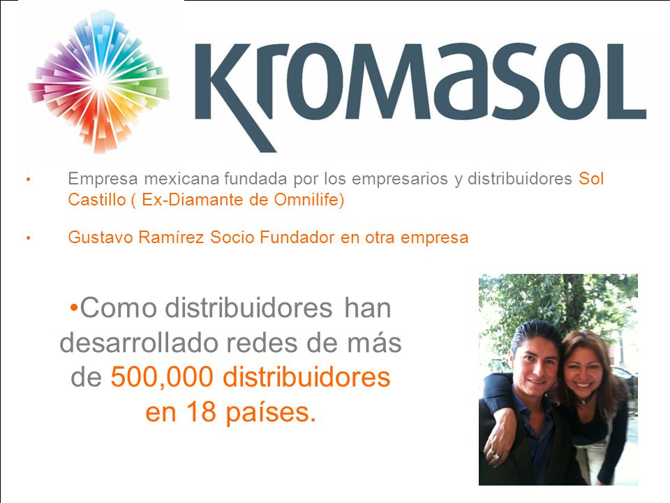 Empresa mexicana fundada por los empresarios y distribuidores Sol Castillo ( Ex-Diamante de Omnilife)