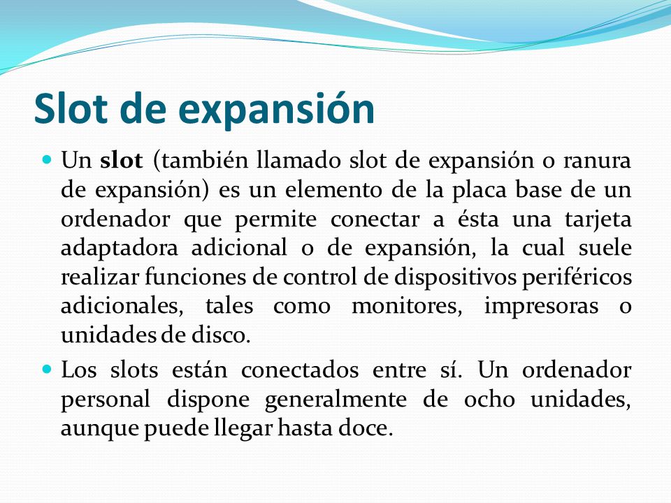 Slot de expansión