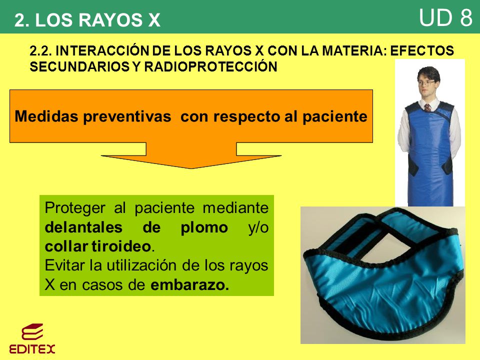 2. LOS RAYOS X Medidas preventivas con respecto al paciente