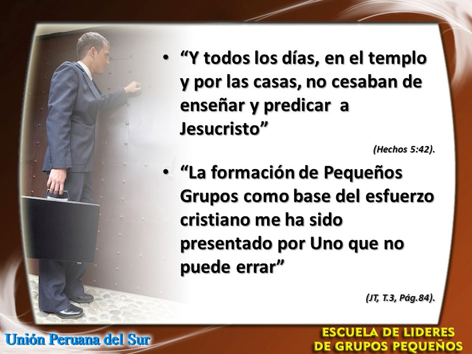 Y todos los días, en el templo y por las casas, no cesaban de enseñar y predicar a Jesucristo