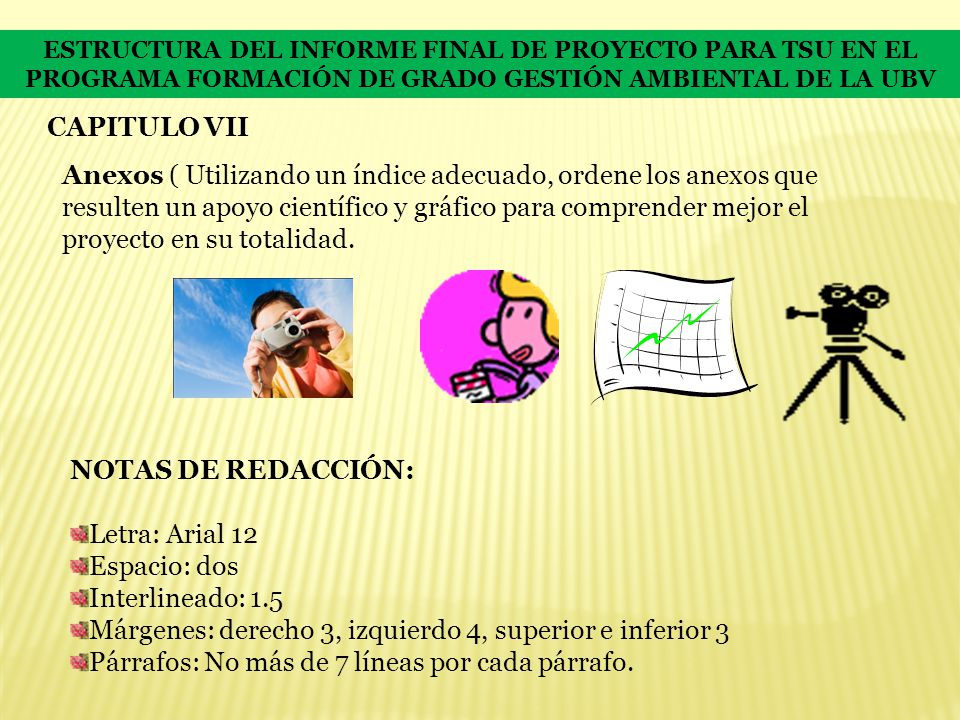 Márgenes: derecho 3, izquierdo 4, superior e inferior 3