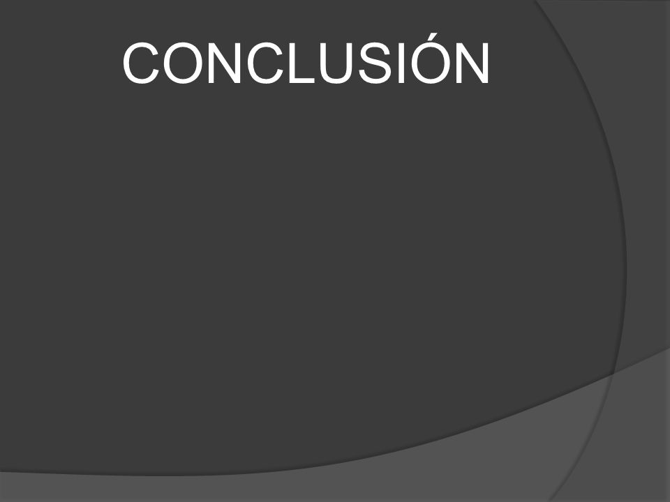 CONCLUSIÓN