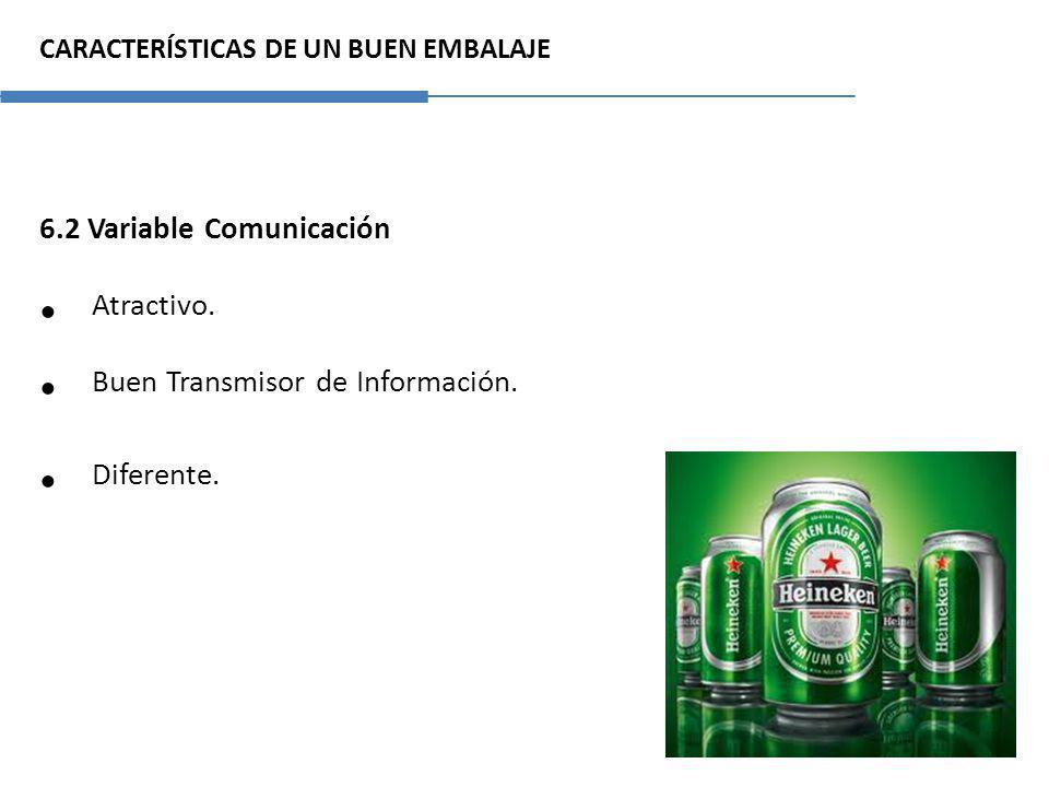 6.2 Variable Comunicación Atractivo. Buen Transmisor de Información.