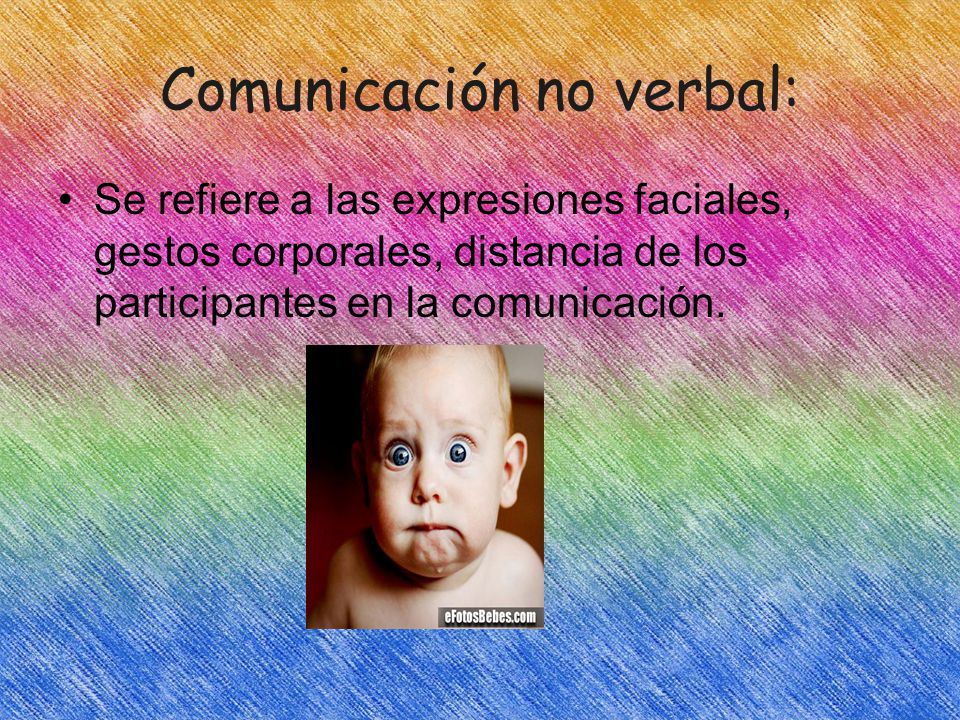 Comunicación no verbal: