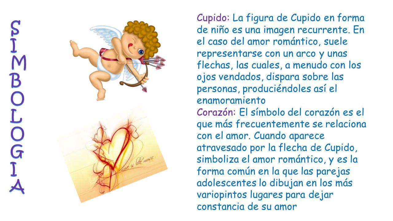 Cupido: La figura de Cupido en forma de niño es una imagen recurrente
