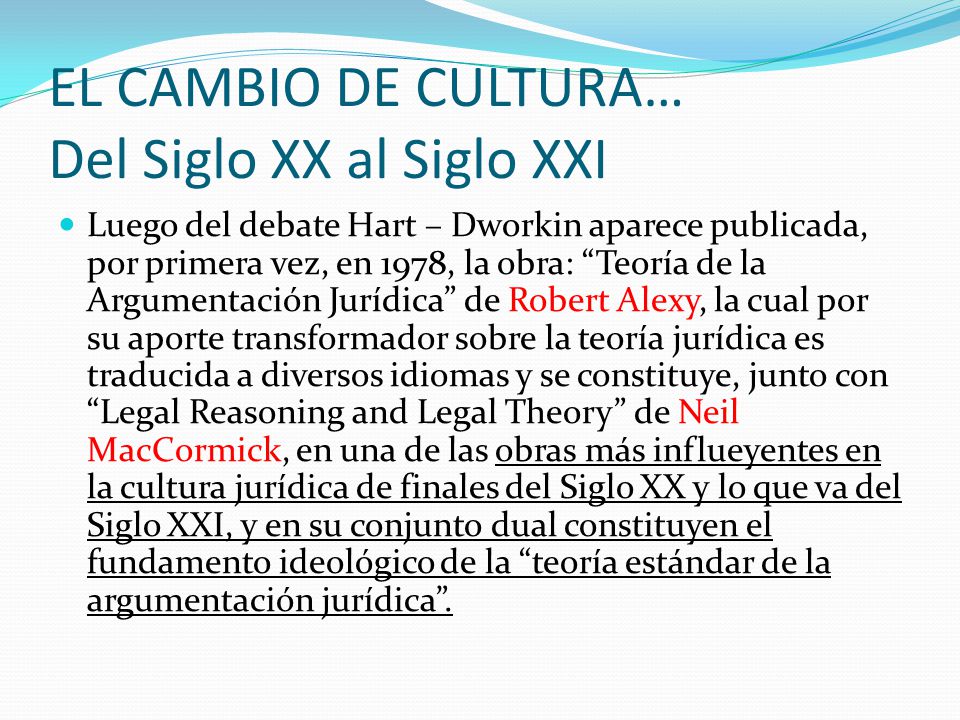 EL CAMBIO DE CULTURA… Del Siglo XX al Siglo XXI