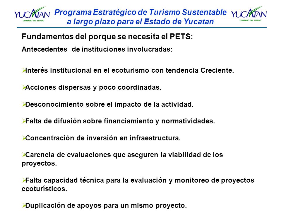 Programa Estratégico de Turismo Sustentable