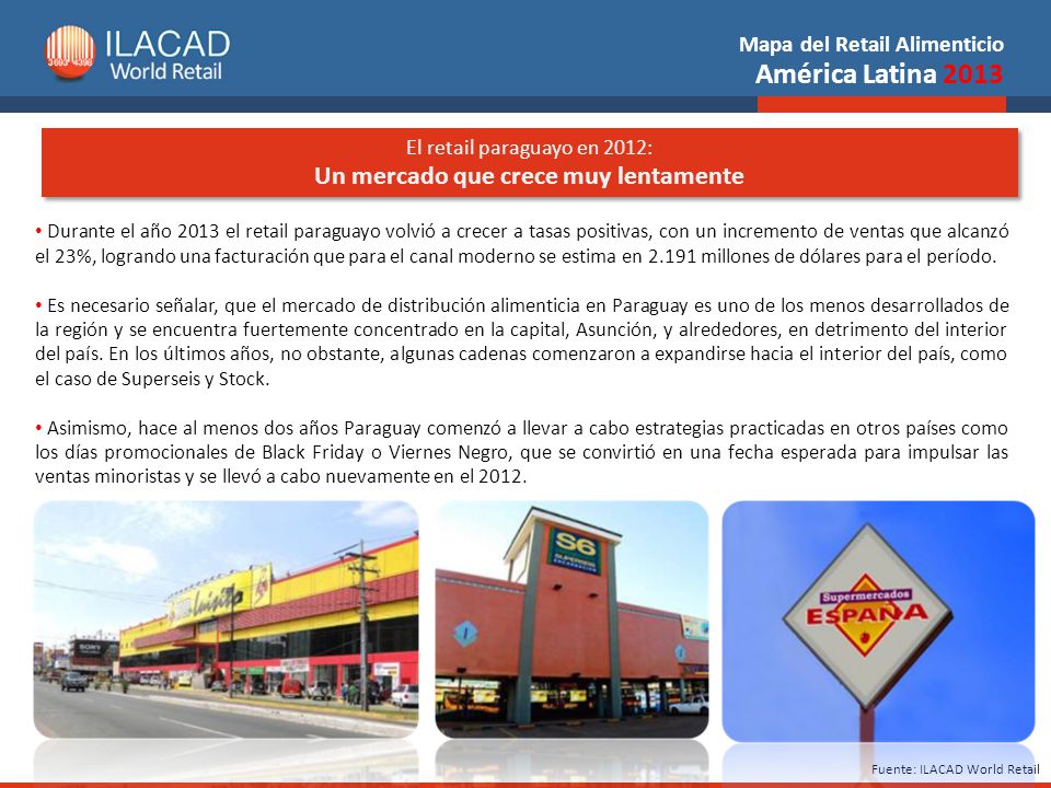 El retail paraguayo en 2012: Un mercado que crece muy lentamente