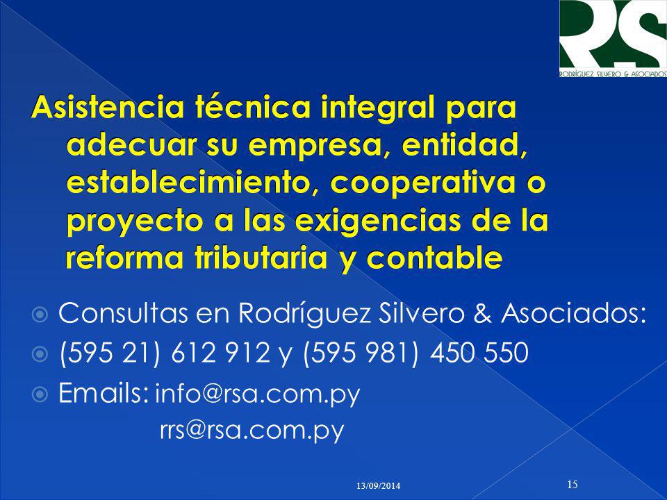 Asistencia técnica integral para adecuar su empresa, entidad, establecimiento, cooperativa o proyecto a las exigencias de la reforma tributaria y contable
