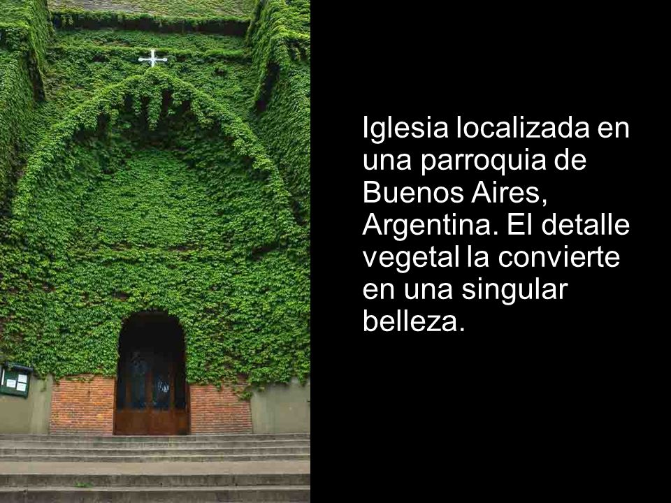Iglesia localizada en una parroquia de Buenos Aires, Argentina
