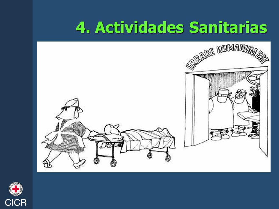 4. Actividades Sanitarias