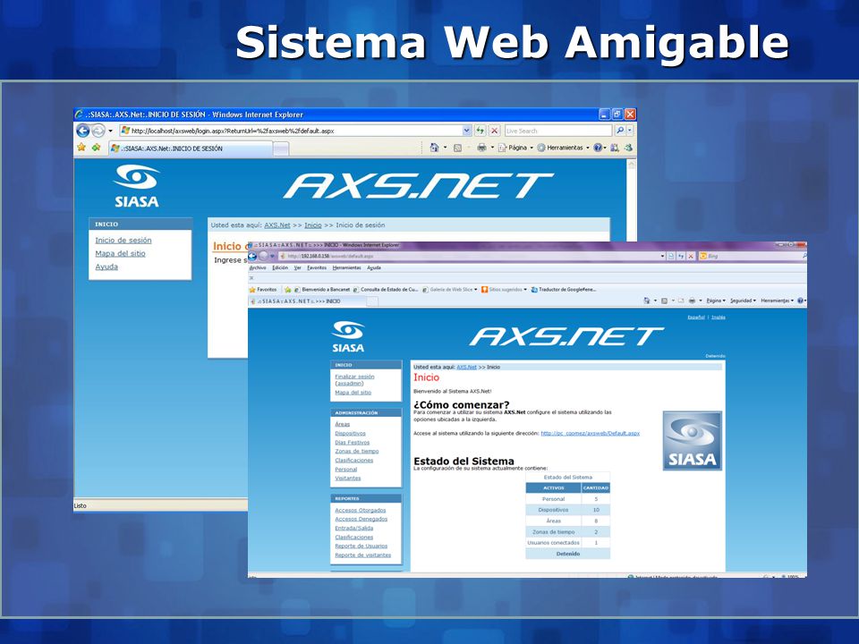 Sistema Web Amigable