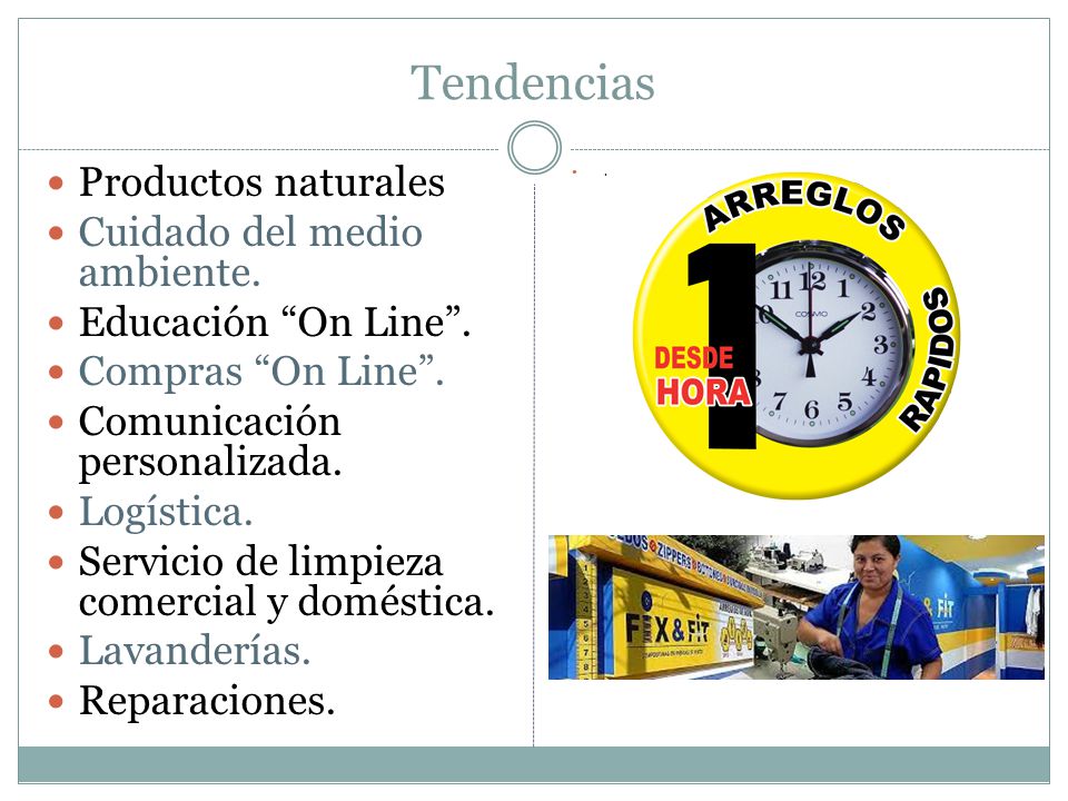 Tendencias Productos naturales Cuidado del medio ambiente.