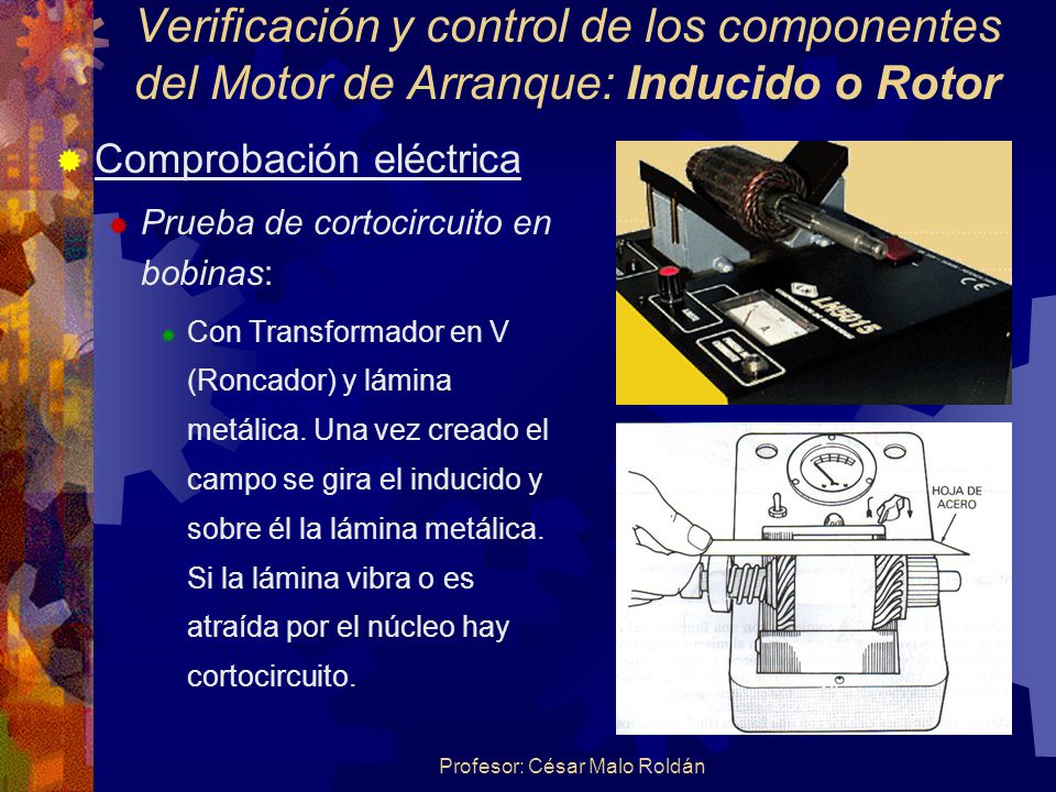 Profesor: César Malo Roldán