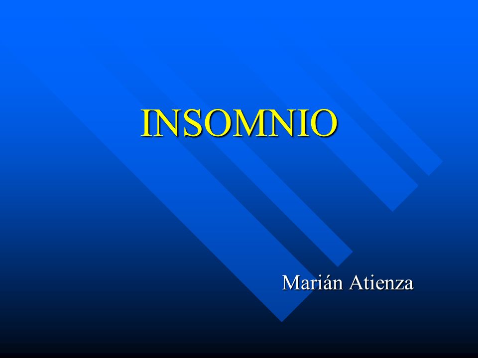 INSOMNIO Marián Atienza