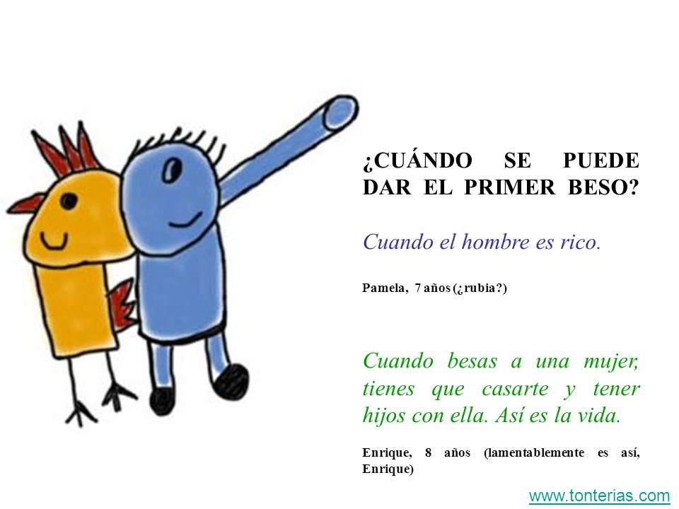 ¿CUÁNDO SE PUEDE DAR EL PRIMER BESO Cuando el hombre es rico.