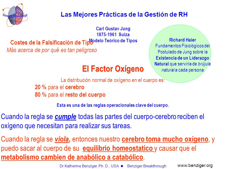 IHRDC Las Mejores Prácticas de la Gestión de RH. Carl Gustav Jung Suiza. Modelo Teórico de Tipos.