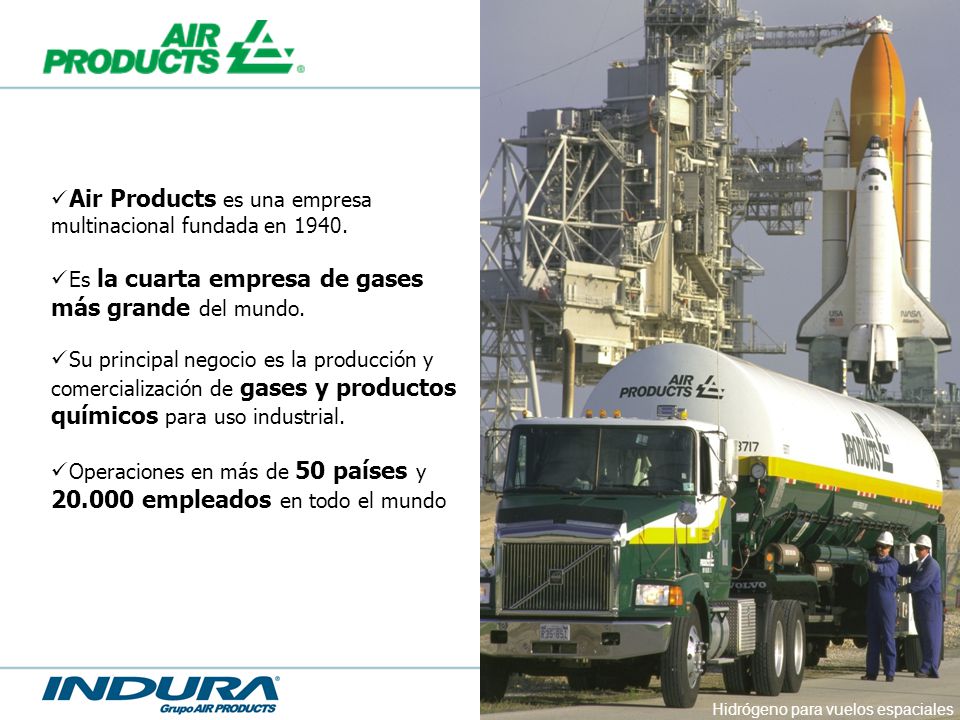 Air Products es una empresa multinacional fundada en 1940.