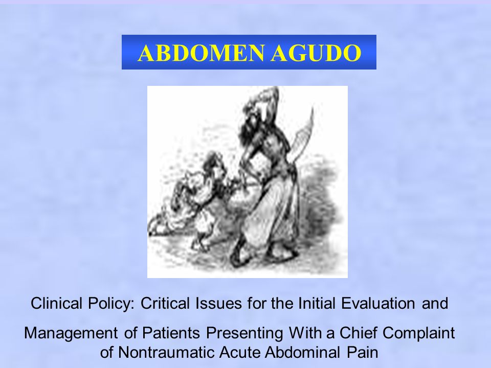 Clinical Policy: Critical Issues for the Initial Evaluation and