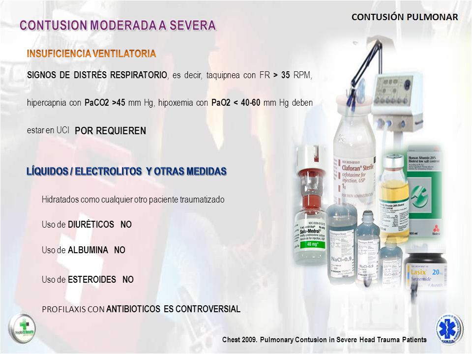 SIGNOS DE DISTRÉS RESPIRATORIO, es decir, taquipnea con FR > 35 RPM, hipercapnia con PaCO2 >45 mm Hg, hipoxemia con PaO2 < mm Hg deben estar en UCI