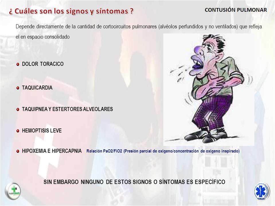 SIN EMBARGO NINGUNO DE ESTOS SIGNOS O SÍNTOMAS ES ESPECÍFICO
