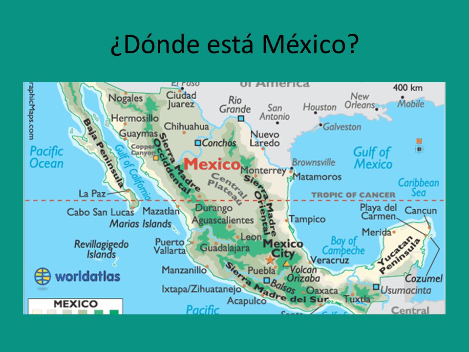 ¿Dónde está México