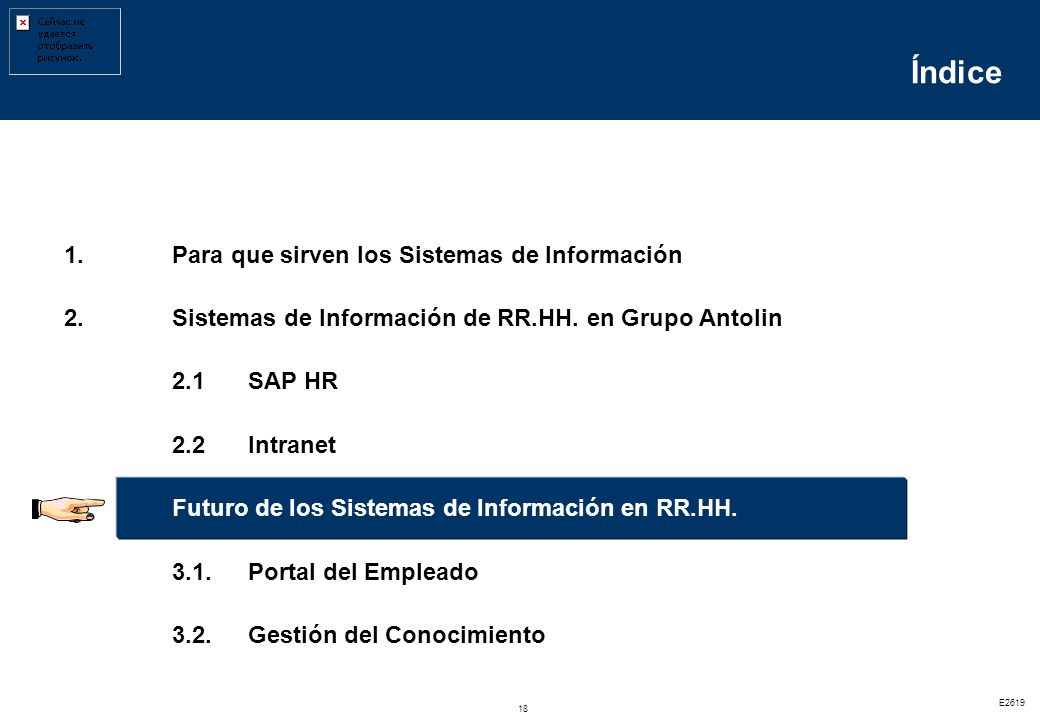 Índice 1. Para que sirven los Sistemas de Información