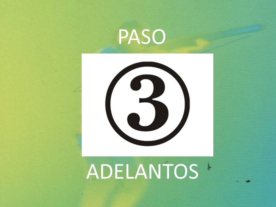 PASO ADELANTOS