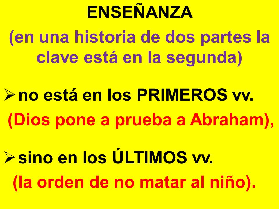 (en una historia de dos partes la clave está en la segunda)