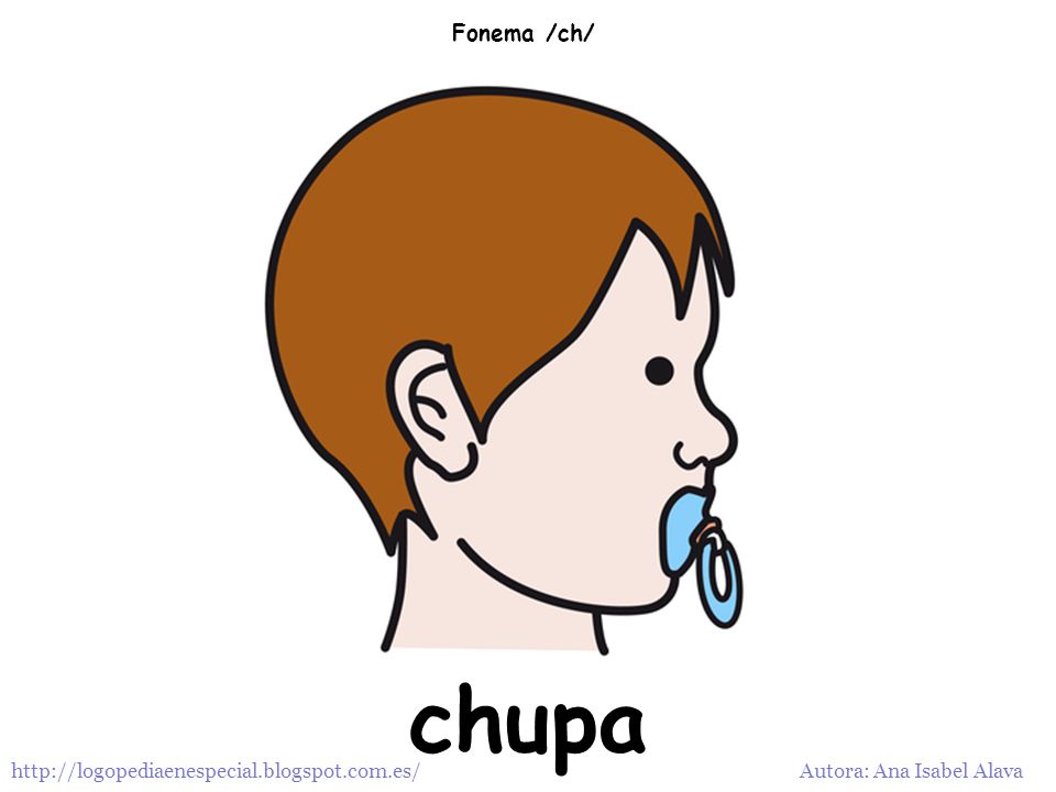 Fonema /ch/ chupa   Autora: Ana Isabel Alava