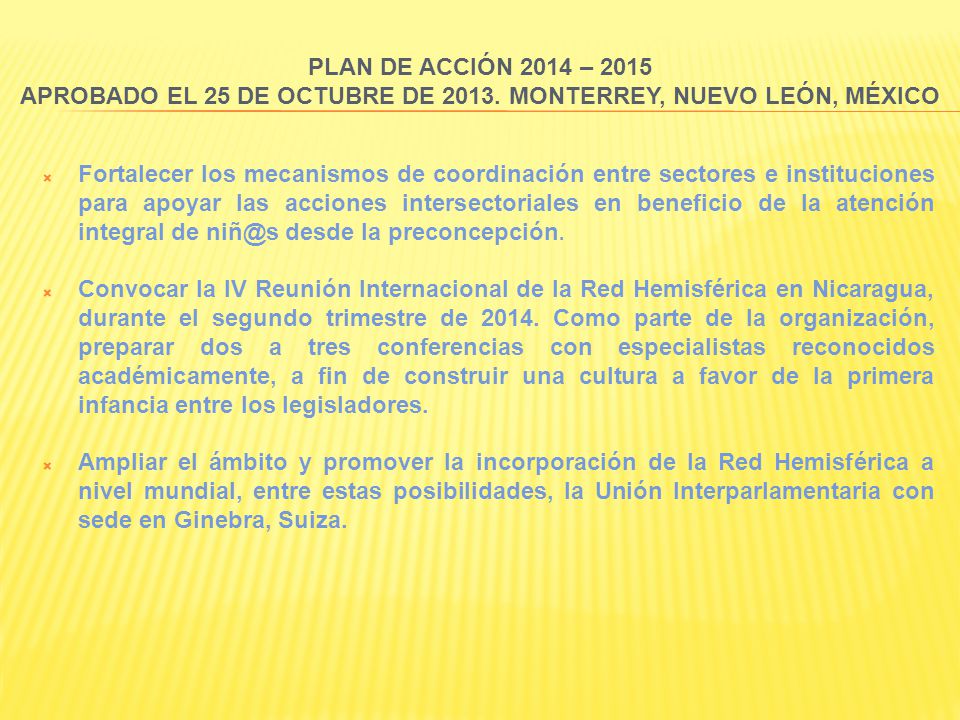 PLAN DE ACCIÓN 2014 – 2015 APROBADO EL 25 de octubre de 2013