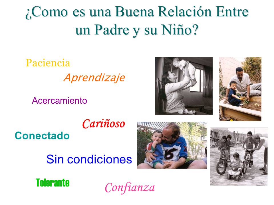 ¿Como es una Buena Relación Entre un Padre y su Niño