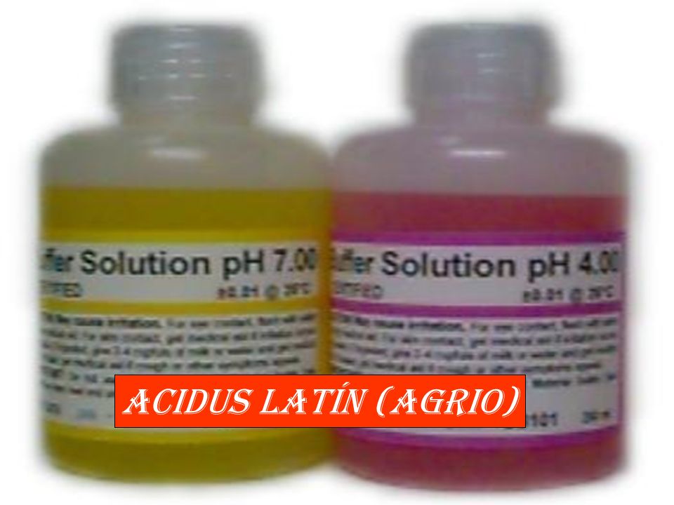 Acidus latín (agrio)